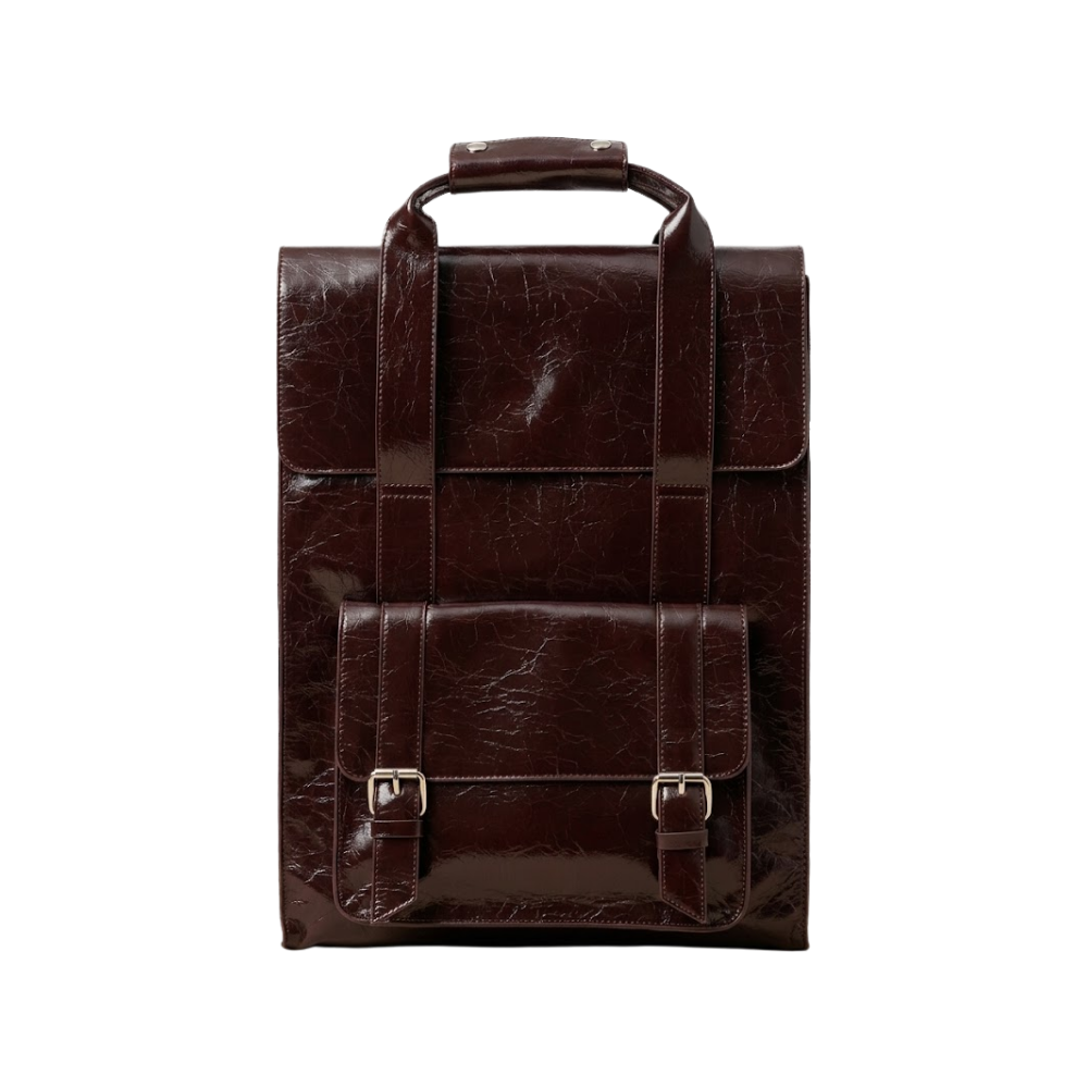 Crackle Patent Leather - Backpack