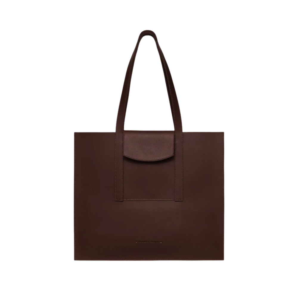 Custom Landscape Leather Tote Bag 3