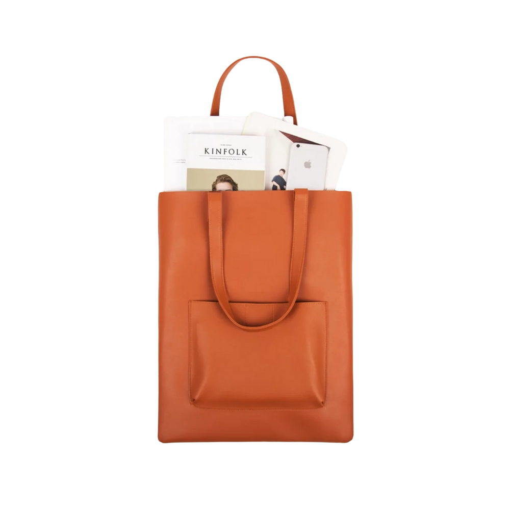Custom Leather Tote Bag