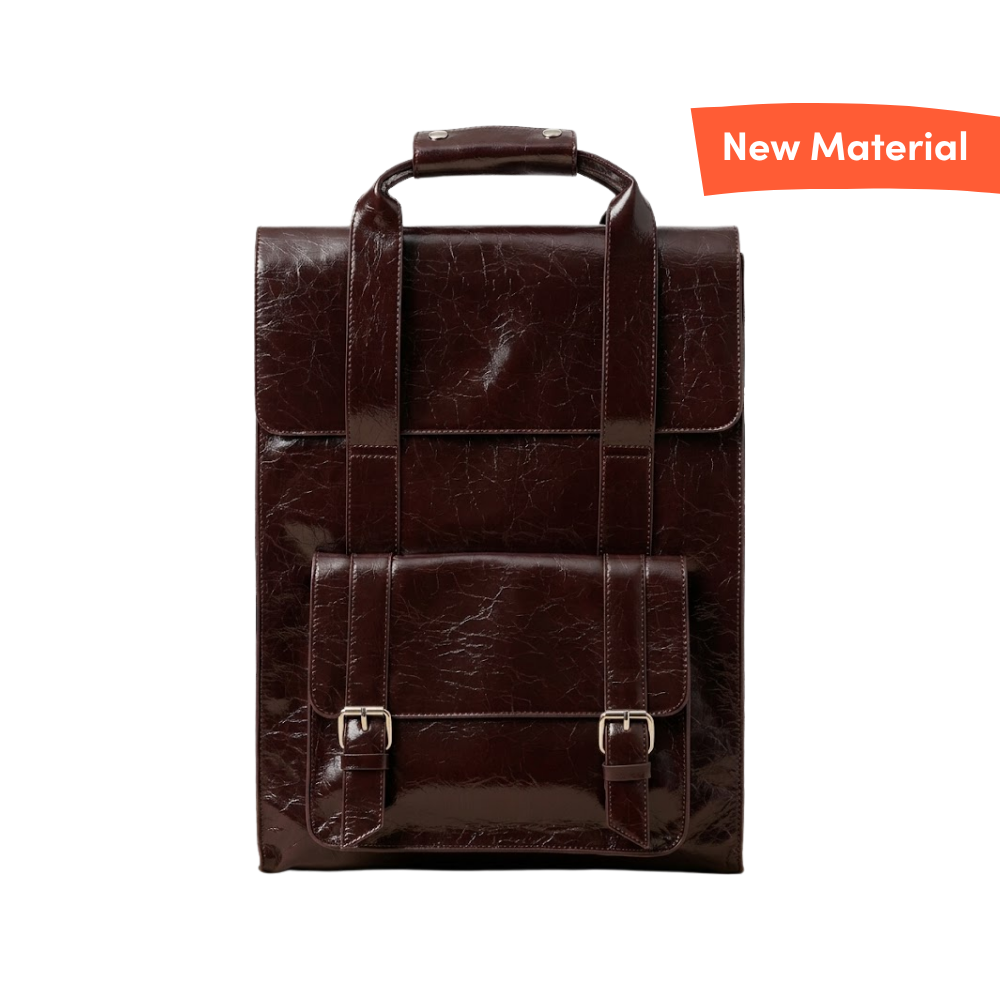 Crackle Patent Leather - Backpack