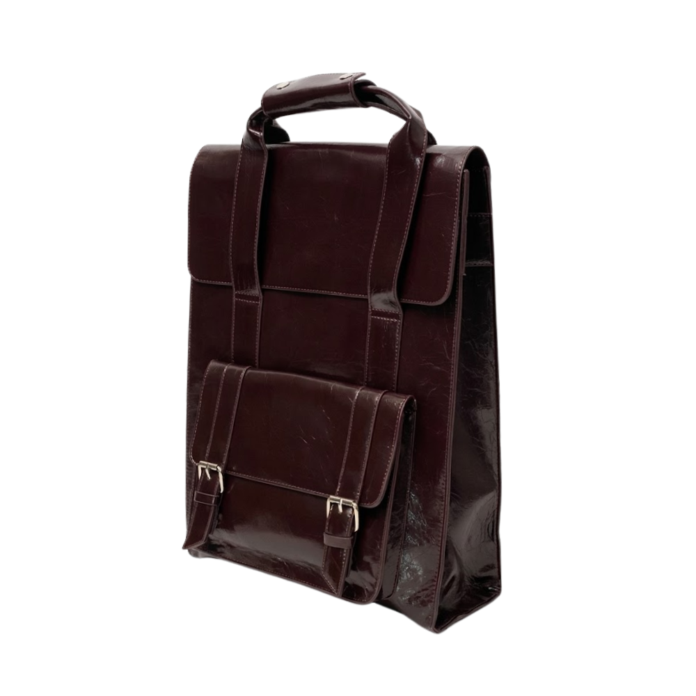 Crackle Patent Leather - Backpack