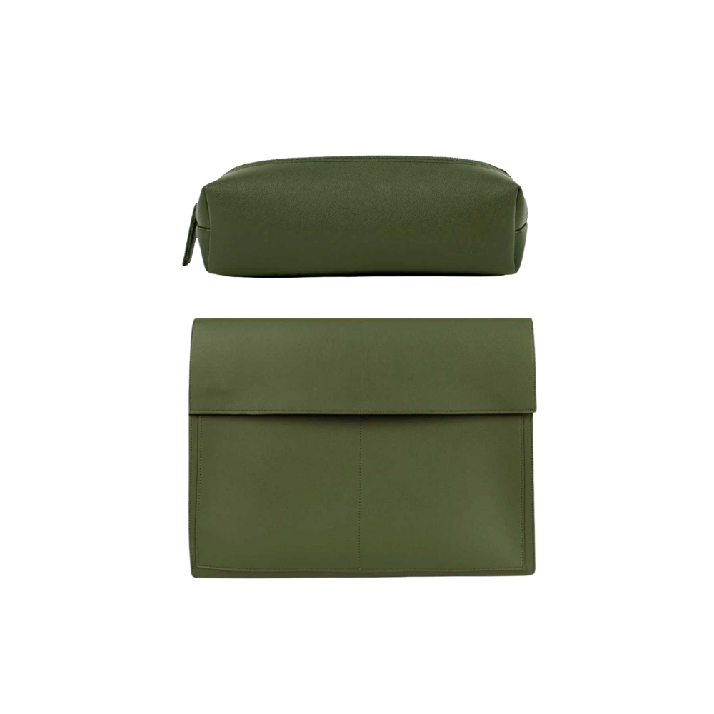 Leather Document Holder + Mini Case