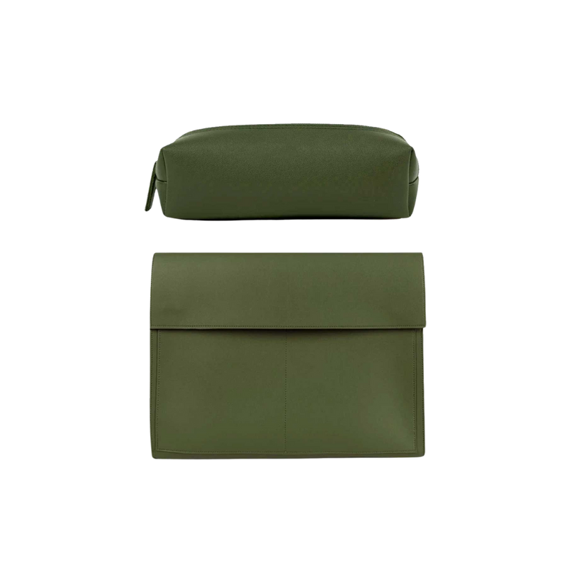 Leather Document Holder + Mini Case