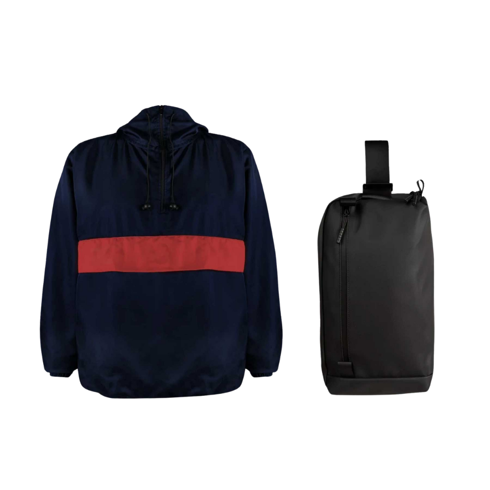 Windbreaker + Commuter Bag