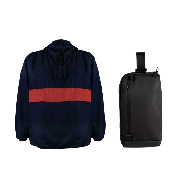 Windbreaker + Commuter Bag