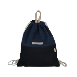 Denim Drawstring Bag