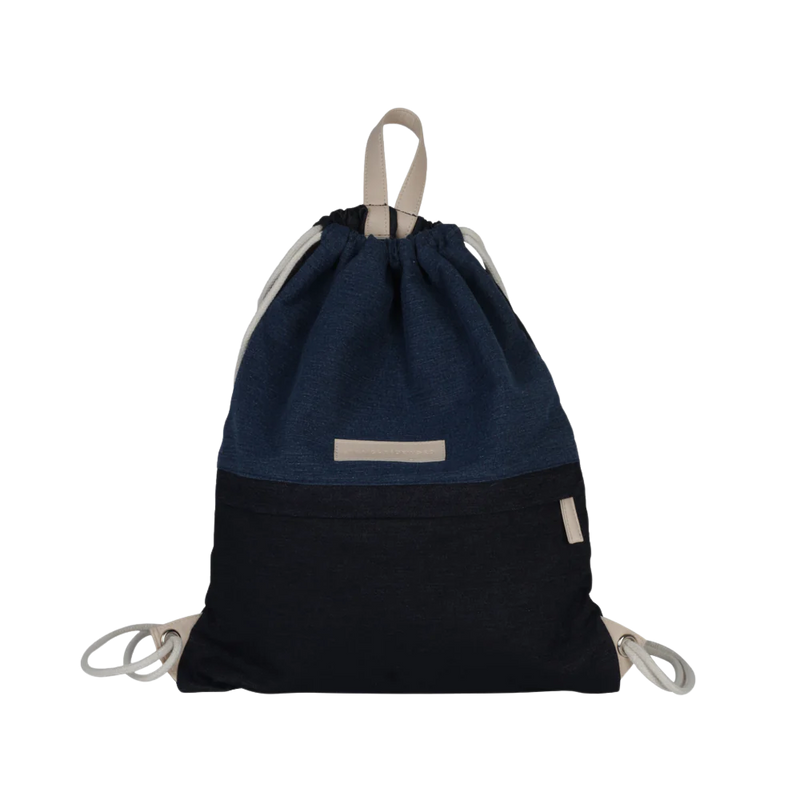 Denim Drawstring Bag