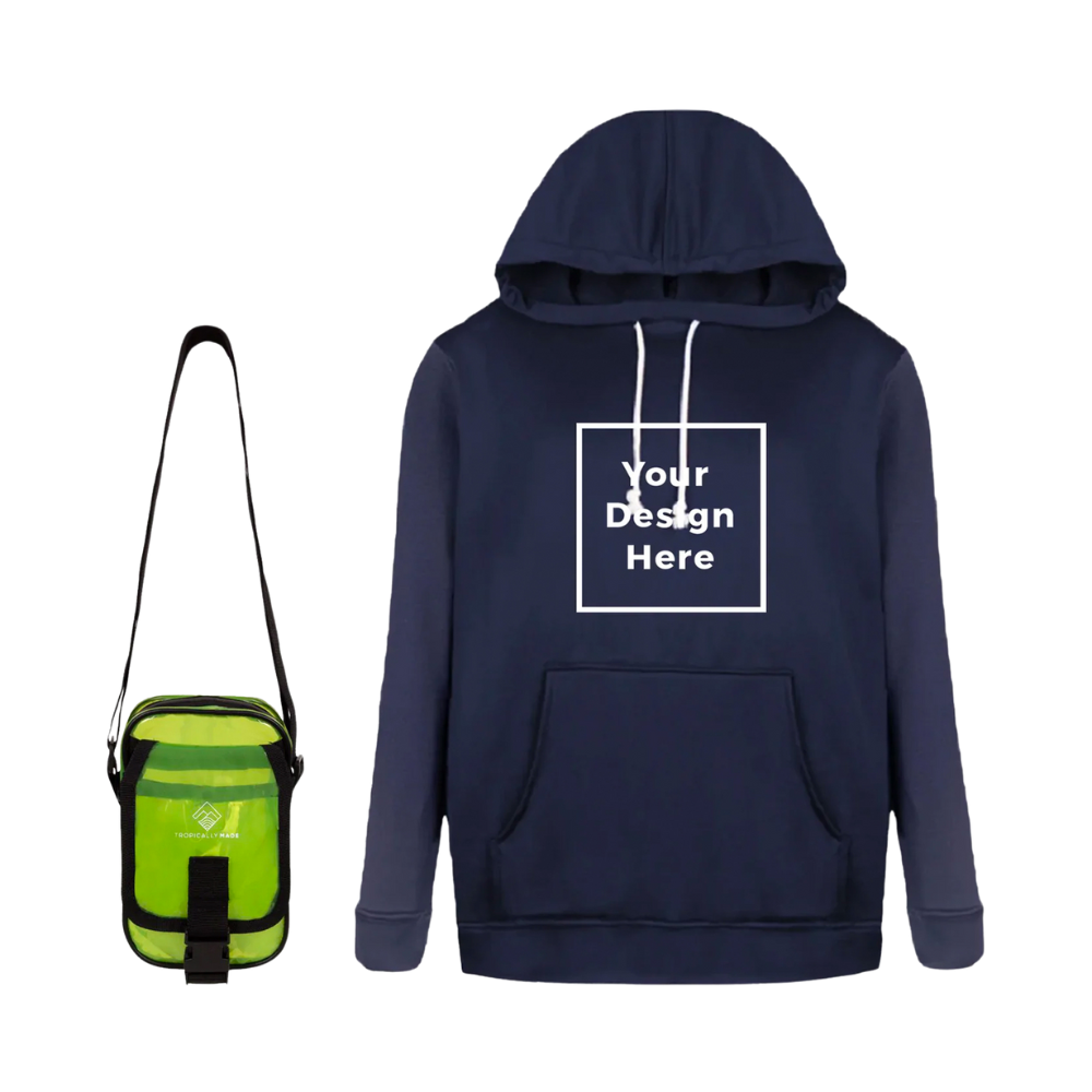 Pullover + PVC Cross Body Bag