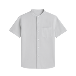 Custom Button Down - Mandarin Collar