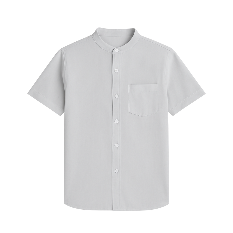 Custom Button Down - Mandarin Collar
