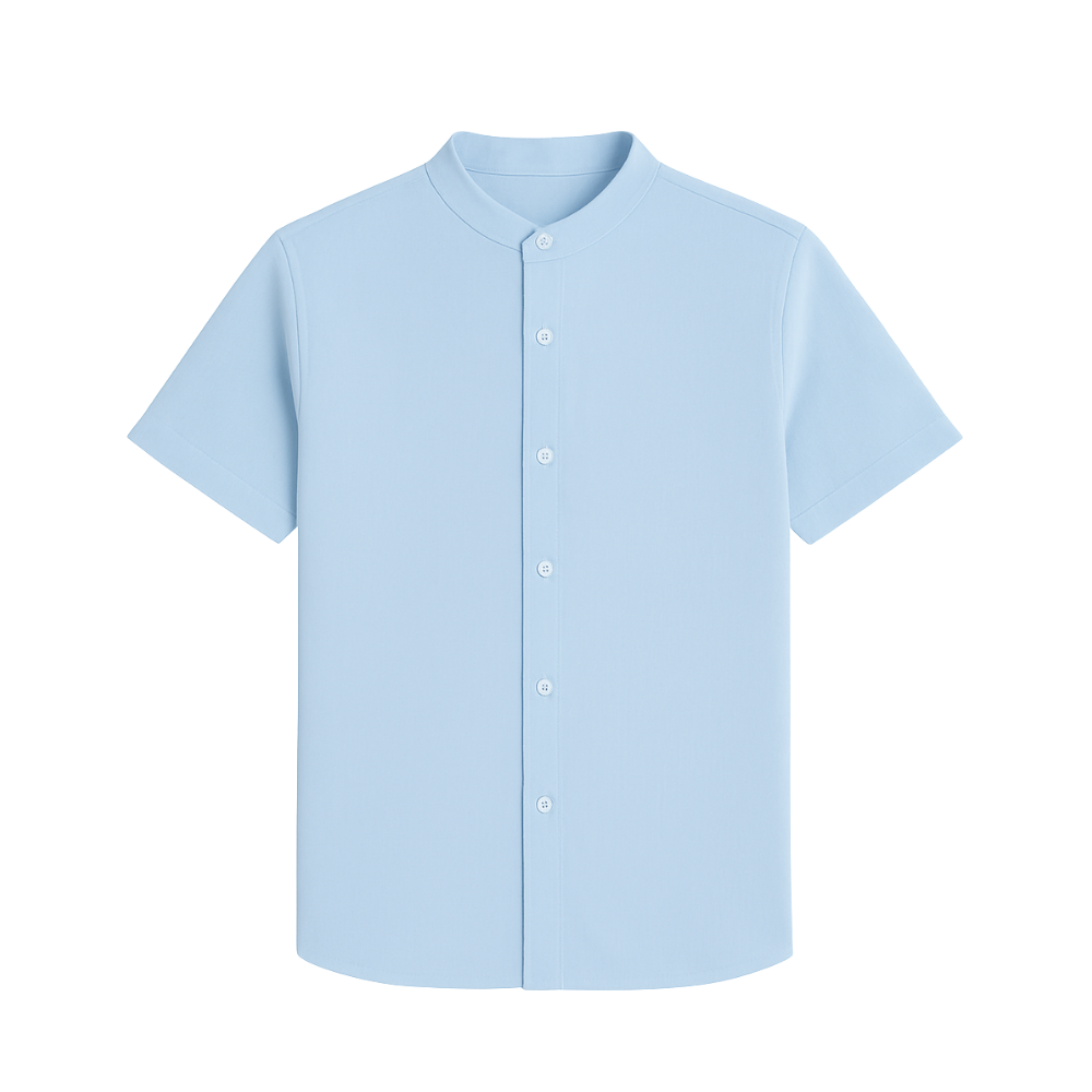 Custom Button Down - Mandarin Collar