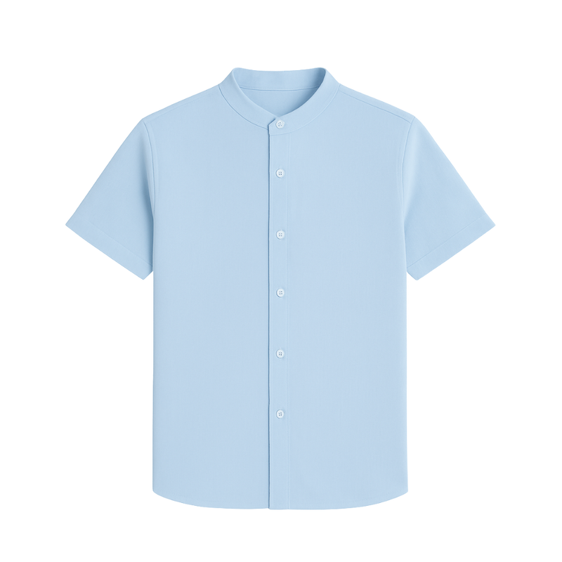 Custom Button Down - Mandarin Collar