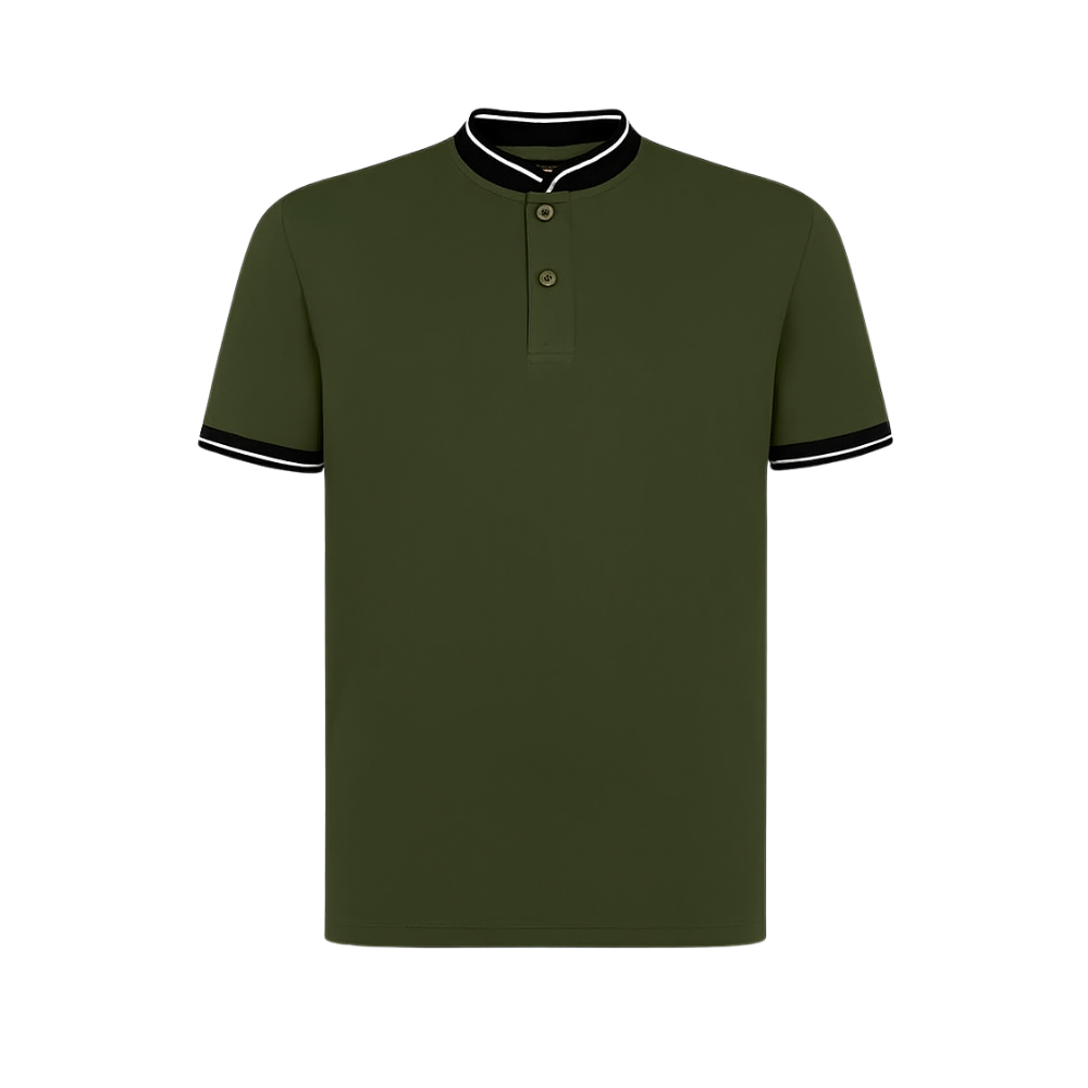 Custom Polo Shirts - Mandarin Collar