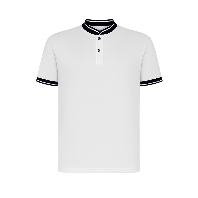 Custom Polo Shirts - Mandarin Collar
