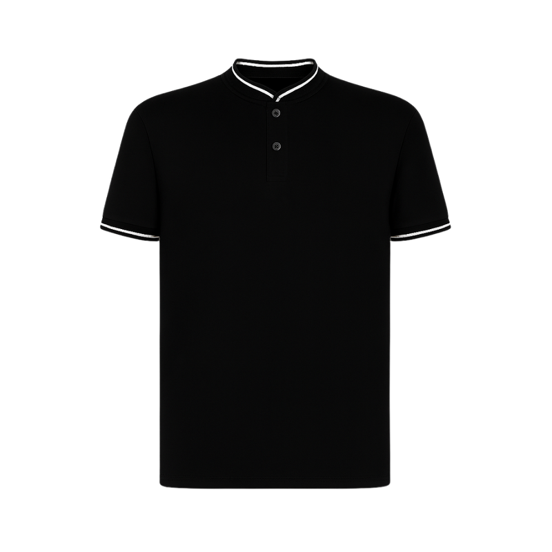 Custom Polo Shirts - Mandarin Collar