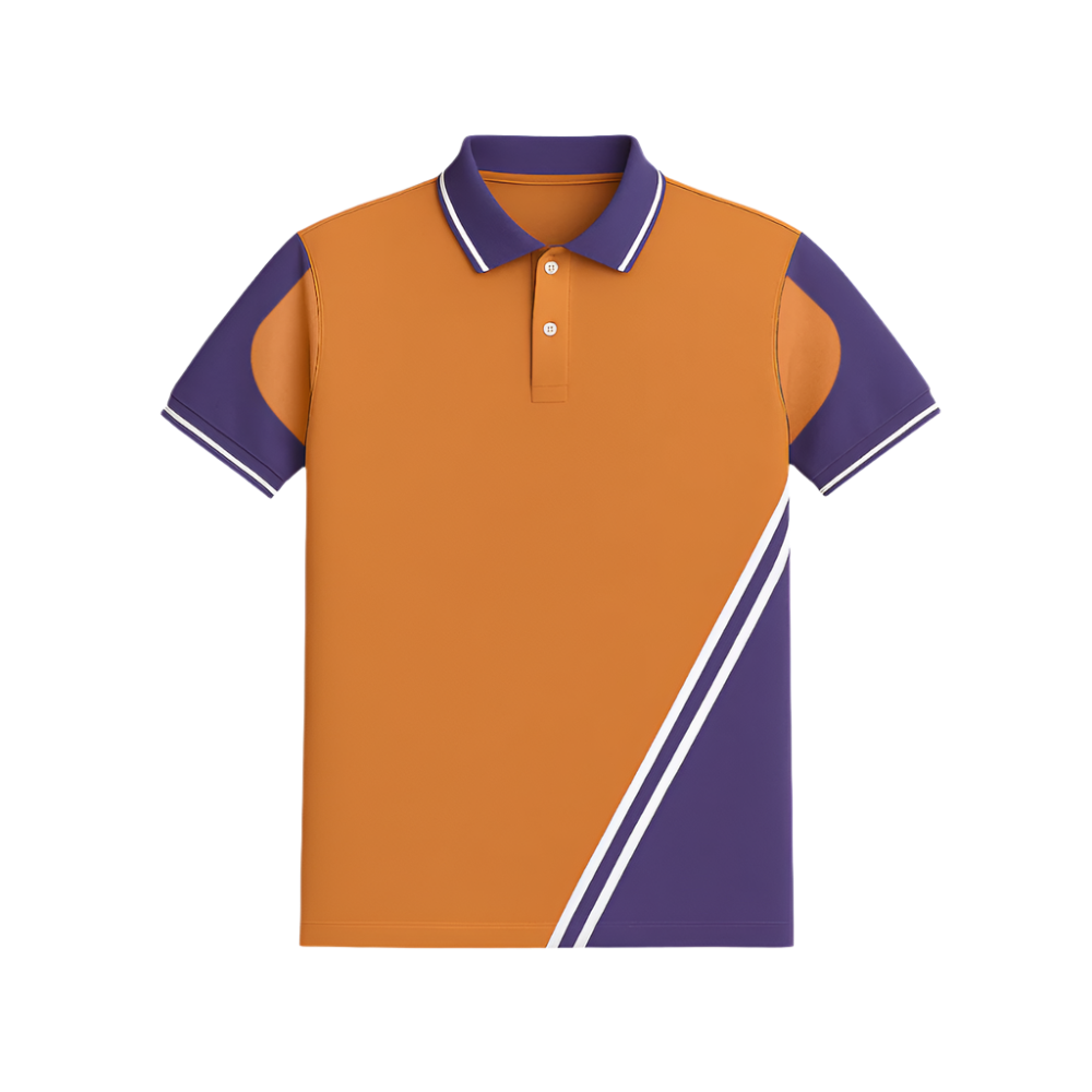 Custom Polo Shirts - Panel Design