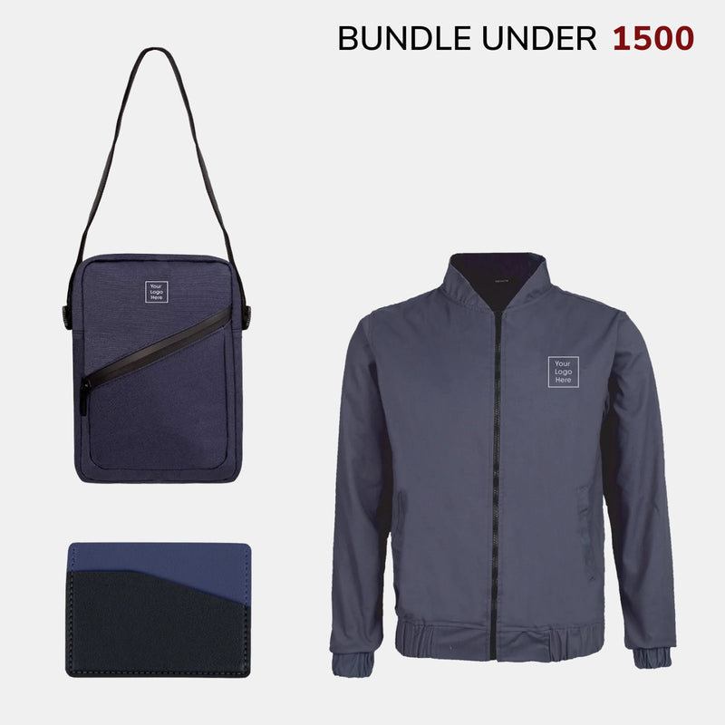 Corporate Jacket + Card Holder + Body Bag