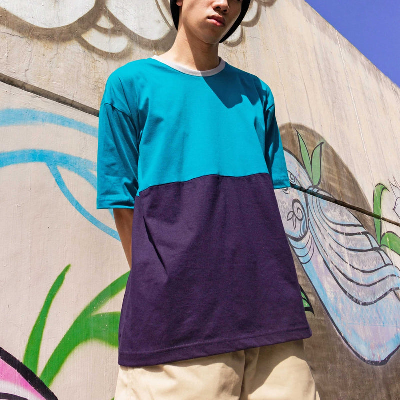 Custom Oversized Two-Tone Tee