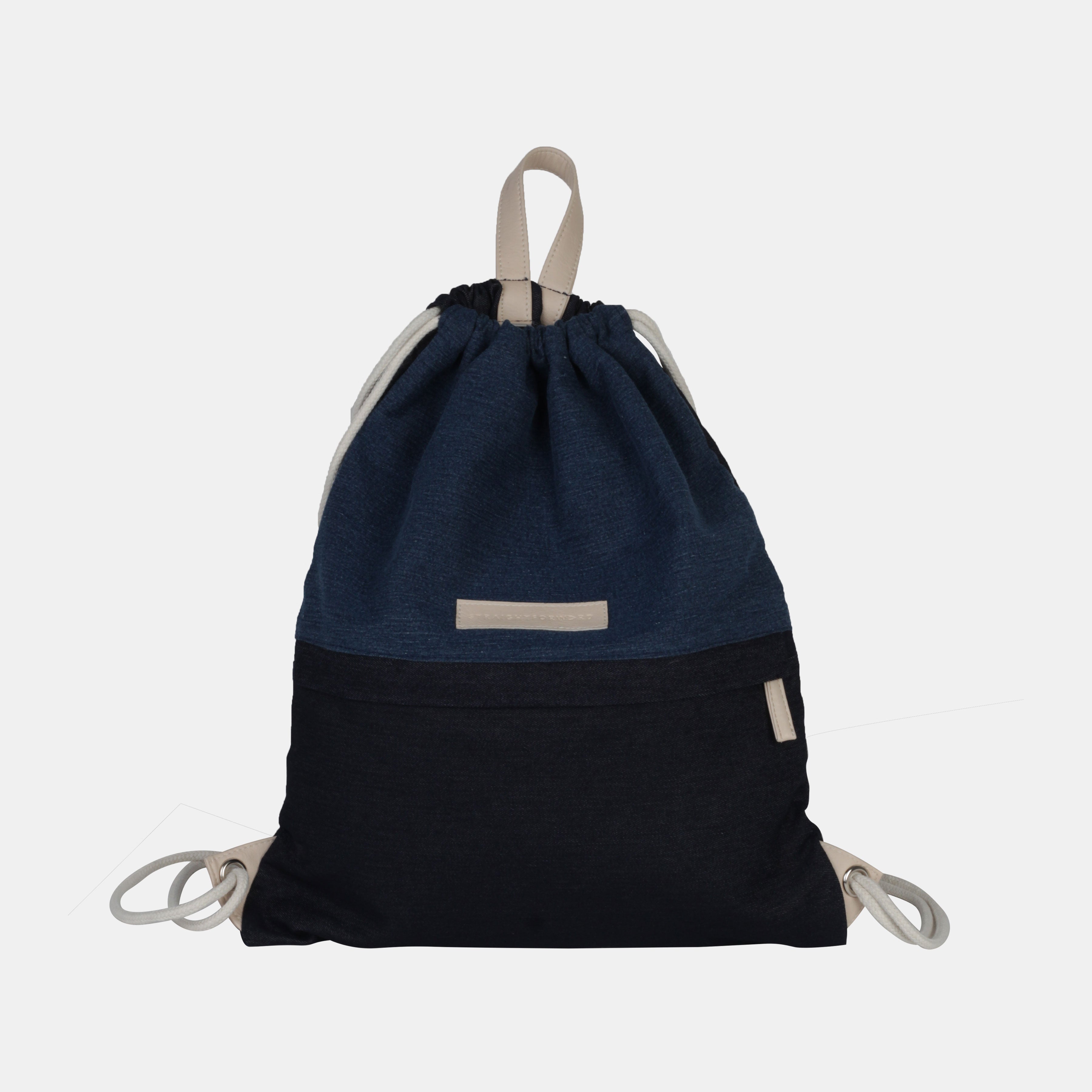 Custom Denim Drawstring Bag – Tailored Projects