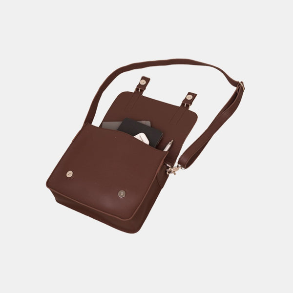 Custom Leather Mini Satchel Bag