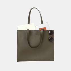 custom leather tote bag