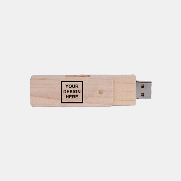 Custom Bamboo Flashdrive