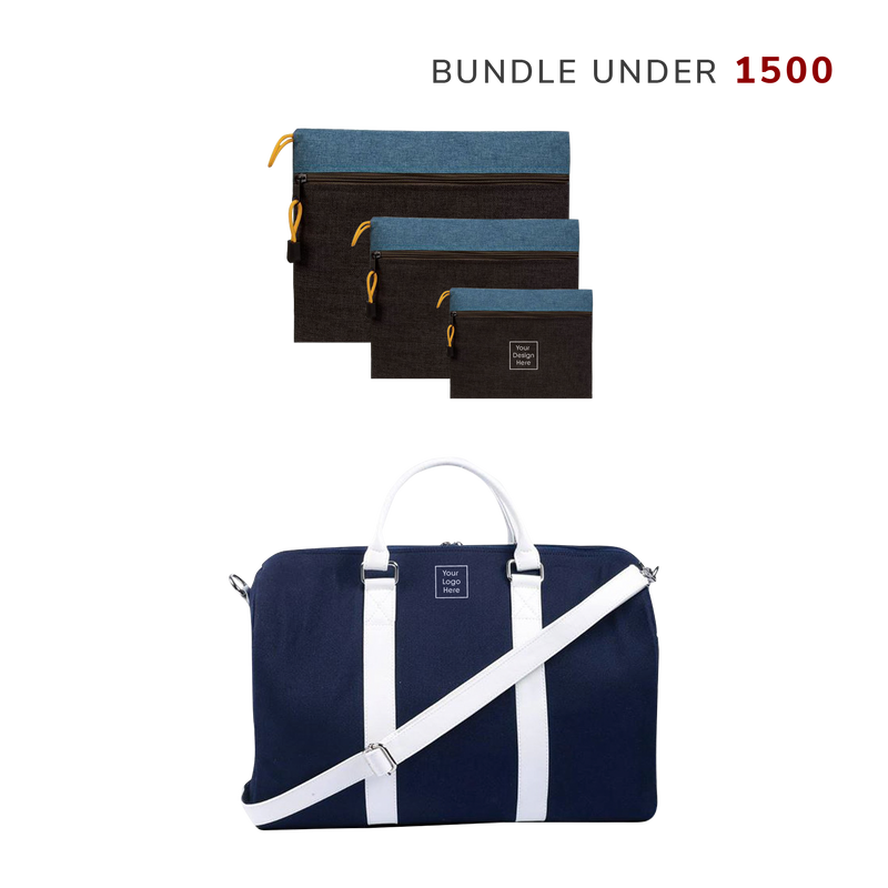 Duffel Bag with Travel Pouch Set for 1500 pesos
