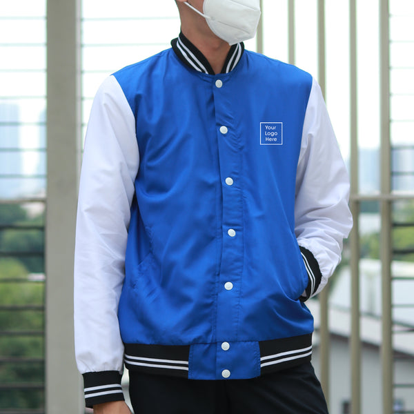 Custom Blue Varsity Jacket