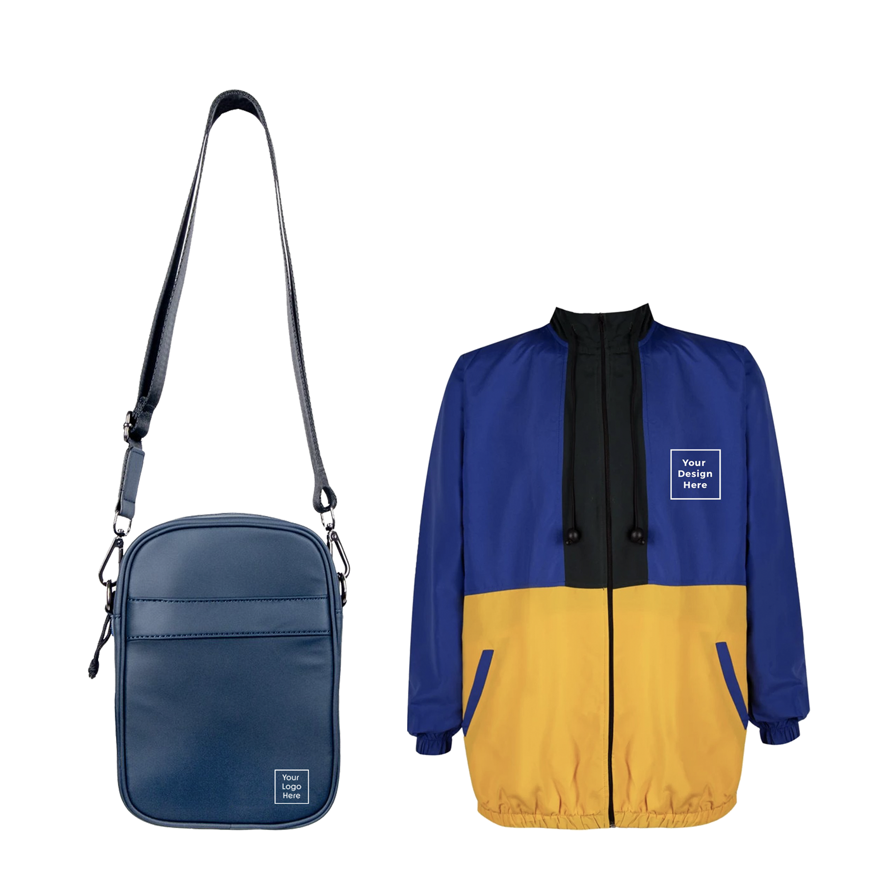 Windbreaker + Crossbody Bag