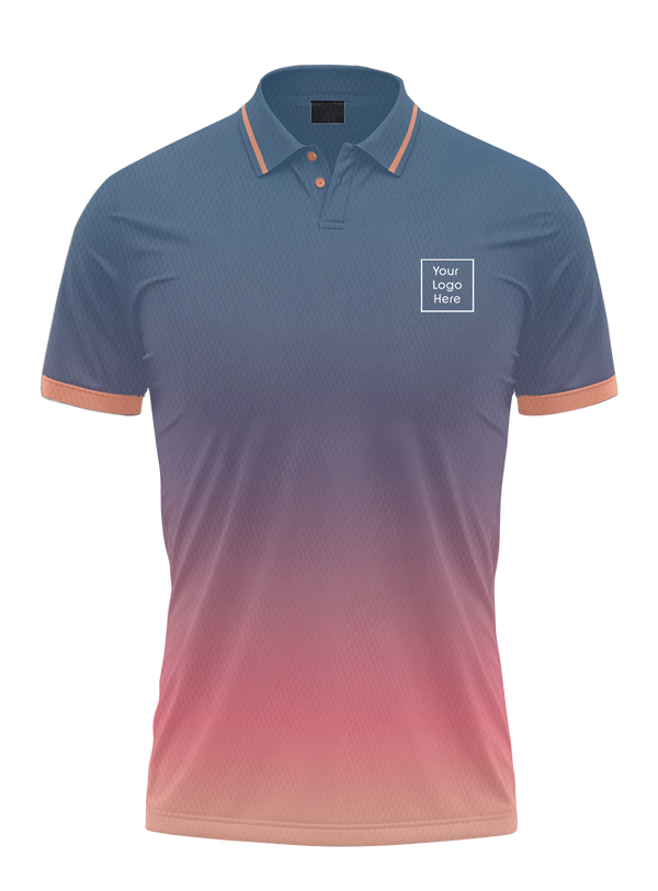 Custom full sublimation dri-fit polo shirt