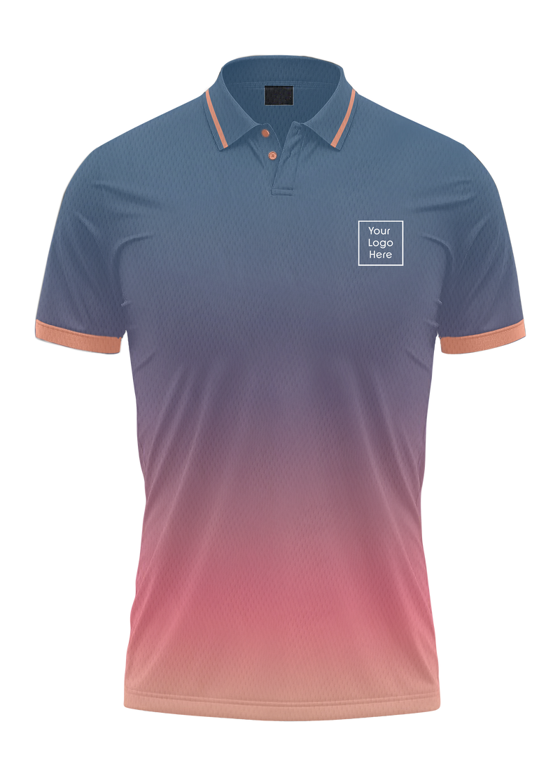 Custom full sublimation dri-fit polo shirt