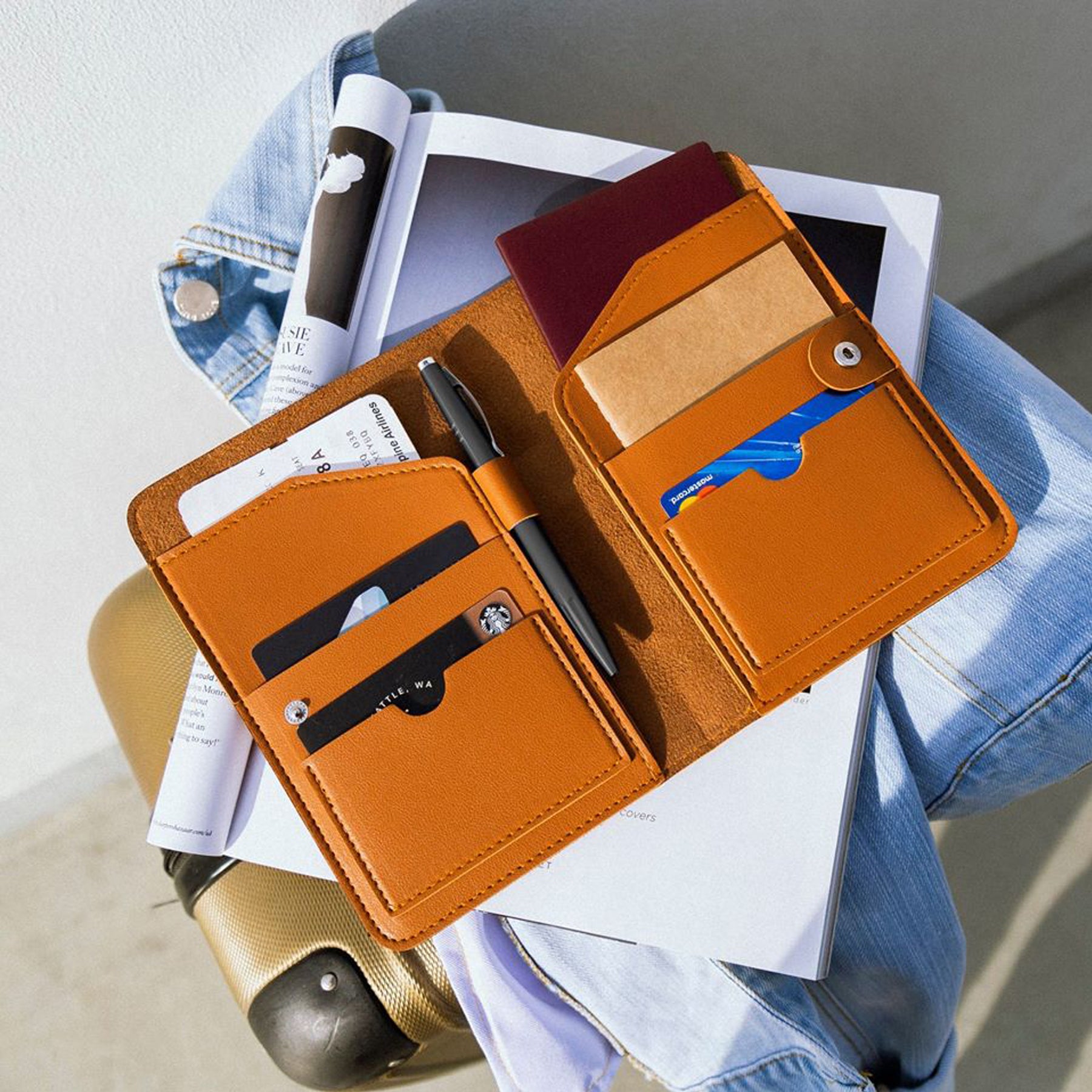 Custom Leather Passport Holder Tailored Projects